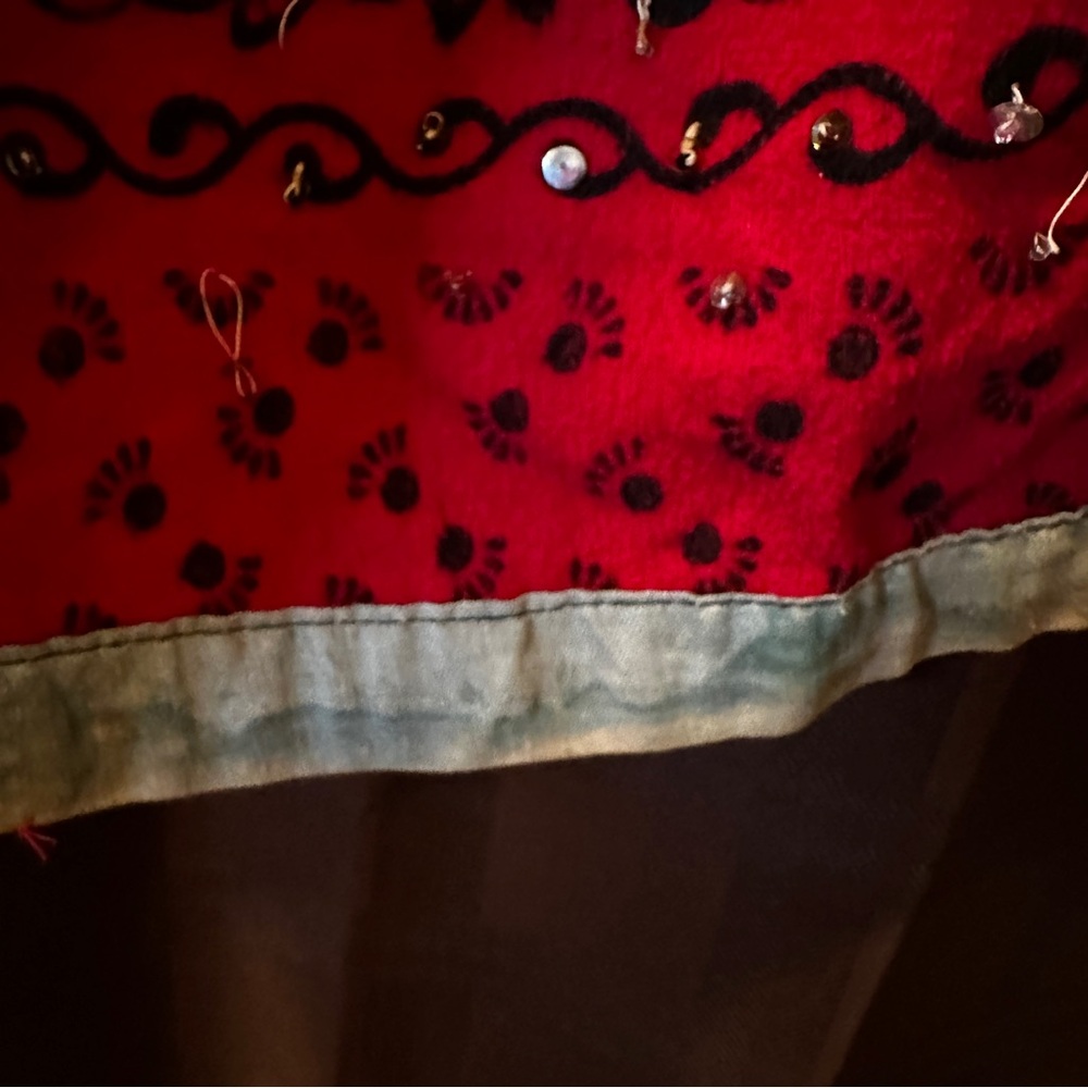 1940s Vintage China Poblana Eagle Folk Skirt- Frida Kahlo - Picture 7 of 7